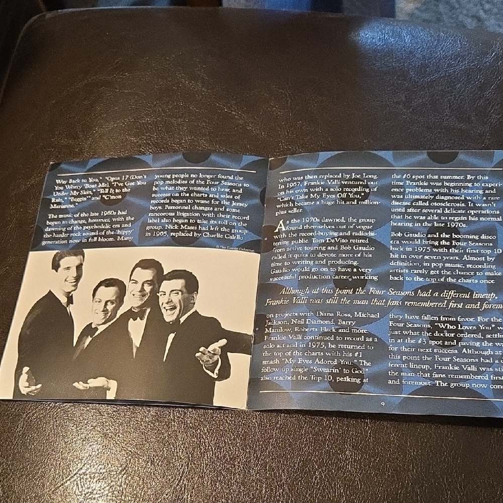 Frankie Valli & The Four Seasons Collector's Edition Tin - Picture 11 of 15